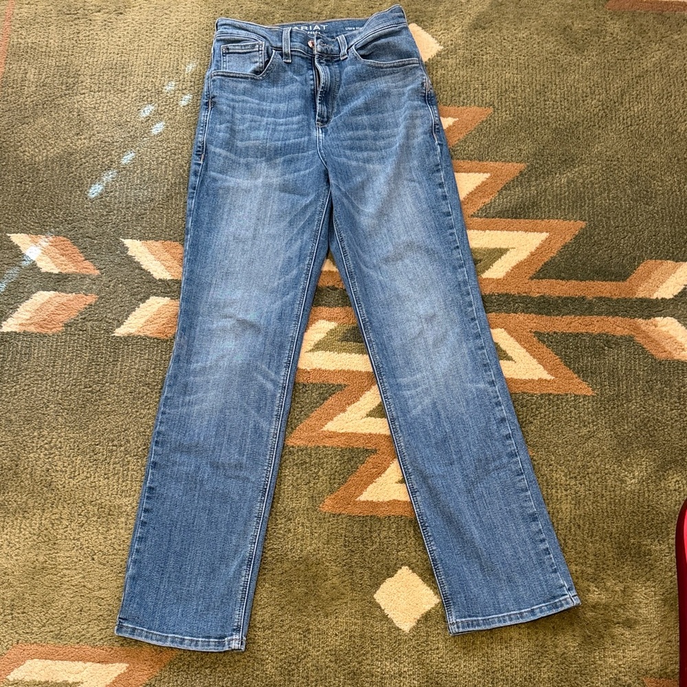 Ariat 27S Light Blue Straight Leg Jeans